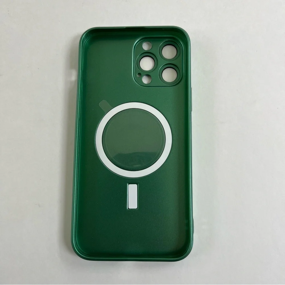iPhone 13 Pro Max MagSafe case soft cool Green iPhone Case with MagSafe